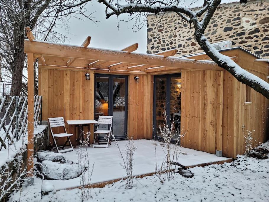 La Maisonnette Sous Le Cerisier Bergonne Exterior photo