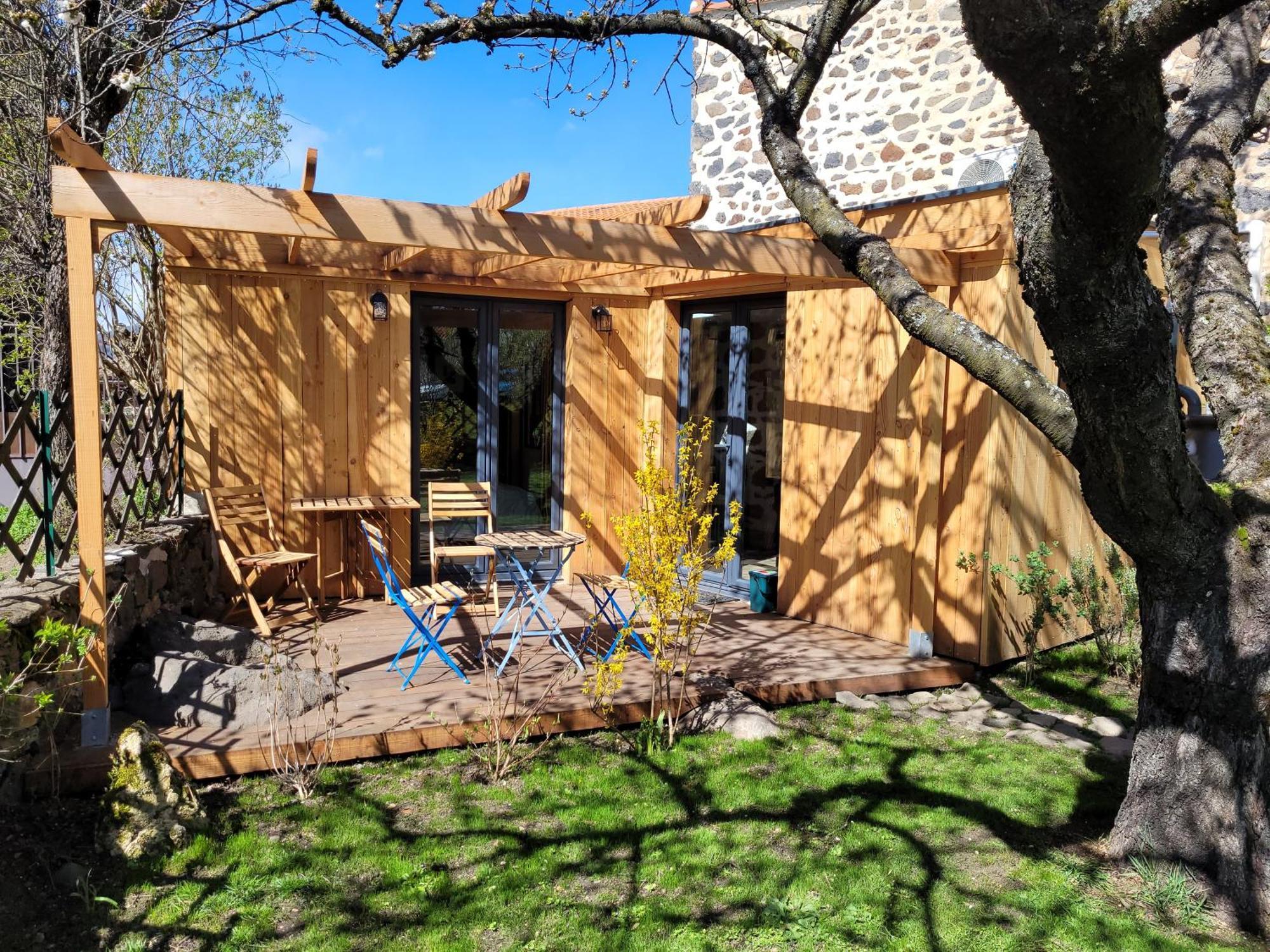 La Maisonnette Sous Le Cerisier Bergonne Exterior photo